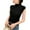 Black, variant on Hot Sale! Women's Mock Neck Tank Tops Solid Half Turtleneck Slim Fit Ribbed Knit Sleeveless T-Shirt Basic Blouse Tops,Pink