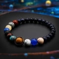 thumbnail image 4 of SmartBy Solar System Bracelet Natural Stone Beaded Bracelet Universe Eight Planets Jewelry Accessories Best Friends Gift for Him Her Men Women, 4 of 7