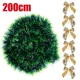 thumbnail image 3 of Guirnalda de cintas, serpentinas de caña de oropel, serpentinas de pino con lazos, guirnalda navideña verde escarchada, guirnalda colgante para árbol de Navidad, decoraciones para fiestas, 3 of 5
