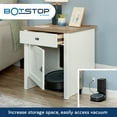 thumbnail image 2 of Sauder Cottage Road, Robot Vacuum Storage Side Table, Soft White Finish, 2 of 17