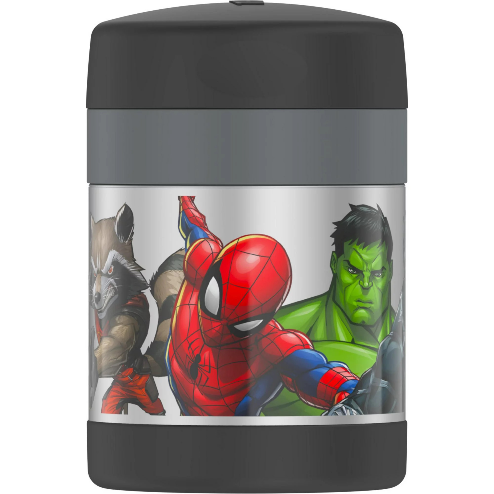 Thermos Vacuum Insulated Funtainer Food Jar with Spoon, Marvel Universe