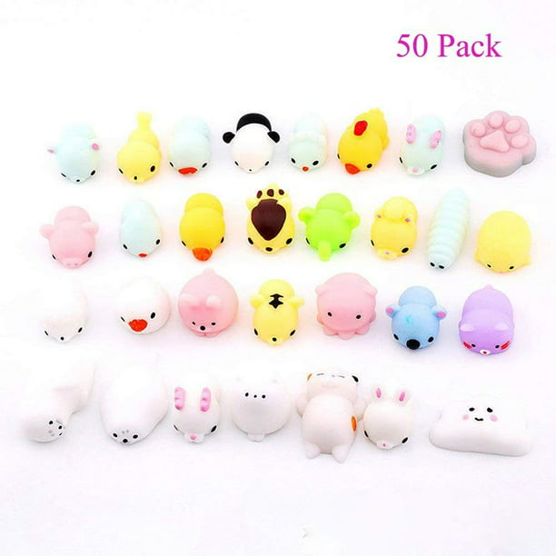 Magik 25~100 Pack Squishy Lot Slow Rising Kawaii Mini Animal Hand Toys (50 Pack) - Walmart.com