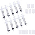 thumbnail image 1 of Seringue en Plastique Réutilisable de 5 Ml avec Adaptateur d'Extraction de 10 Pièces pour le Transfert de Parfums dans des Flacons Vides, 1 of 5