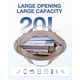 thumbnail image 4 of Bolsa de mano BAGSMART para mujer plegable con bolsa de almacenamiento para viajes y trabajo, 4 of 5