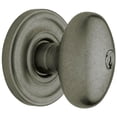thumbnail image 1 of Baldwin Egg Keyed Entry Door Knob Set with Classic Rosette, 1 of 7