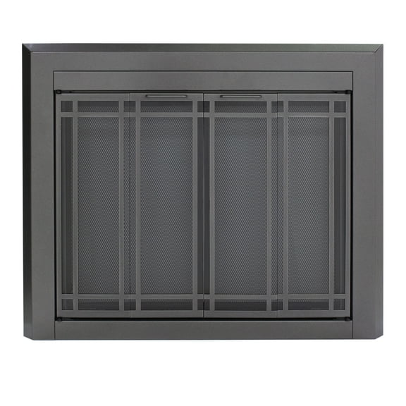 Pleasant Hearth Ellis Collection Fireplace Glass Door