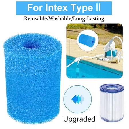 For Type II Washable Reusable Swimming Pool Filter Foam Sponge Cartridge BW58094
