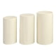 thumbnail image 3 of 3 cubiertas reutilizables para pilar de pedestal de cilindro. Beige, 3 of 9
