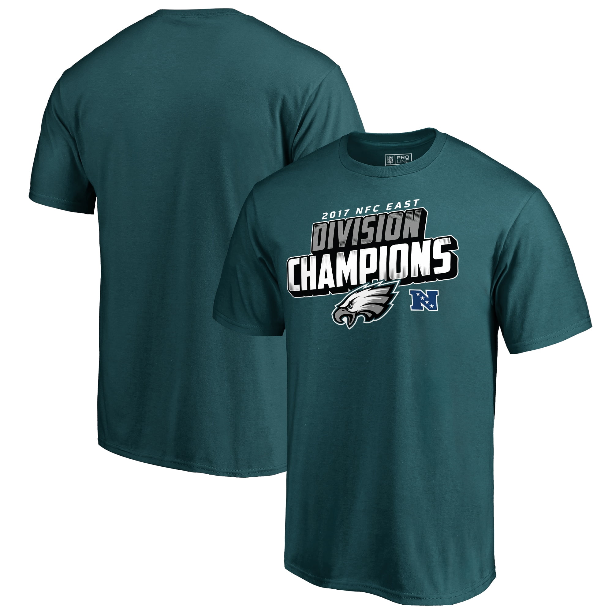 Philadelphia Eagles NFL Pro Line by Fanatics Branded 2017 NFC East Division Champions T-Shirt 