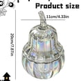 thumbnail image 5 of Halloween Pumpkin Glass Canister with Airtight Lid, Aesthetic Candy Storage Jar for Living Room Tray Kitchen Decor, 5 of 8
