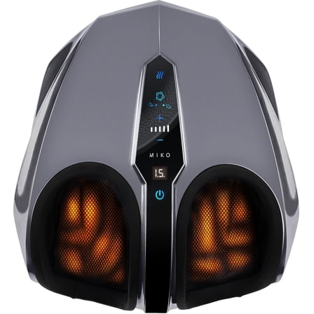 Miko Shiatsu Foot Massager with Heat Kneading and Rolling and Pressure Settings - Remote Control