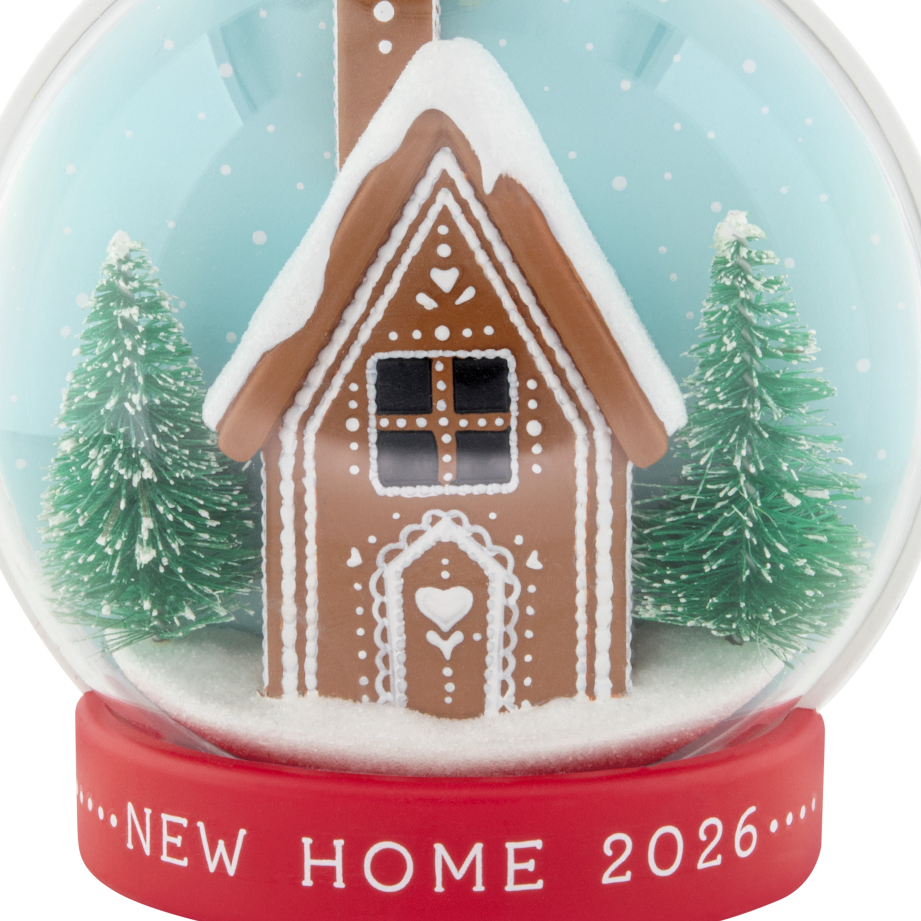Hallmark Ornament (Gingerbread House Snow Globe New Home 2026), 1 Count