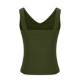 thumbnail image 5 of Otvok Womens Pleated Tank Spaghetti Strap Camisole Curved Hem Fashion Suspender, 5 of 6