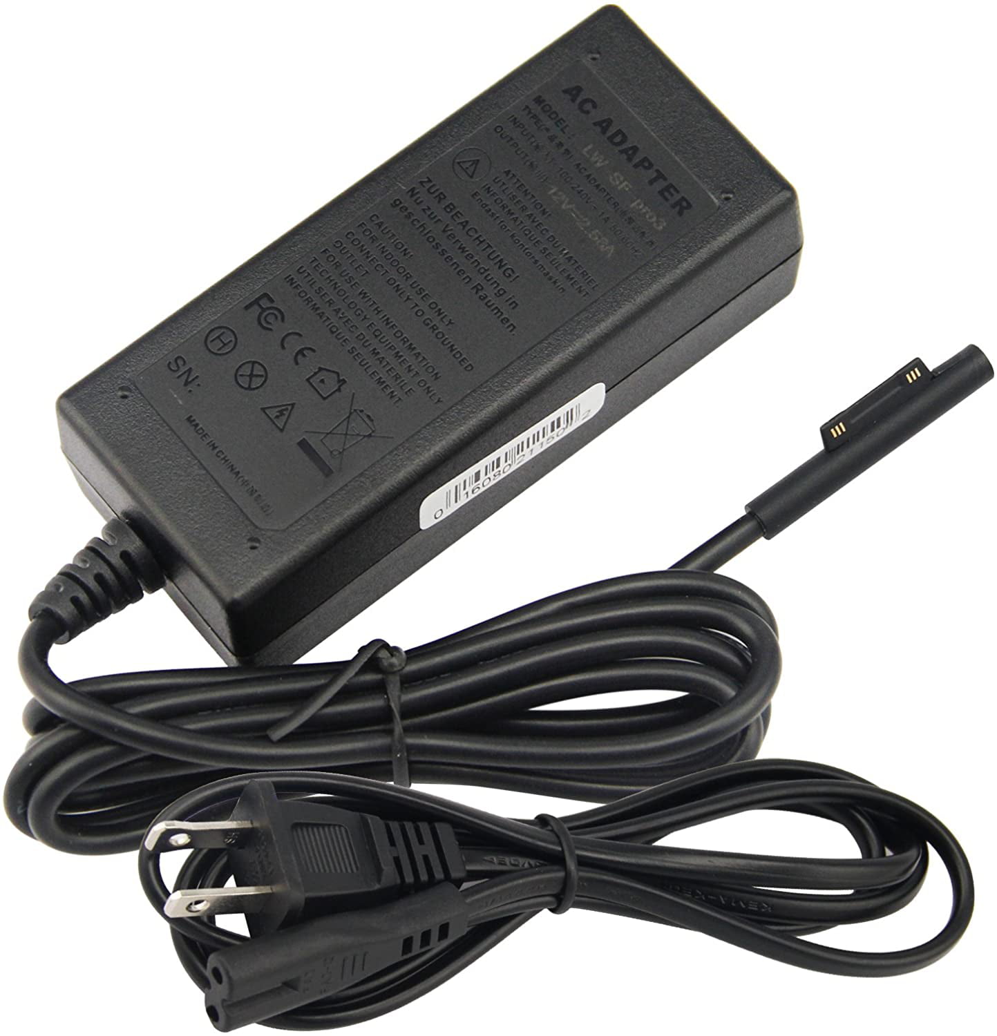 For Microsoft Surface Pro 4 3 Tablet Power Supply Adapter 12V 2.58A AC Charger 