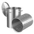 thumbnail image 1 of Olla de acero inoxidable VEVOR de 34 litros con cesta, tapa y asa, 1 of 9