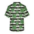 thumbnail image 5 of Fgvctg St. Patrick's Day Mens Scrubs Stretchy Short Sleeve Cute Shamrock Clover Print Scrubs Tops Loose V Neck Working Shirts Scrub Workwear Nurse Uniforms Medical T Shirts with Pockets Green 2XL, 5 of 6