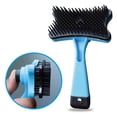 thumbnail image 2 of Brosse Slicker Peigne Massant Doux pour Enlever les Poils d'Animaux Peigne de Toilettage pour Chiots, 2 of 10