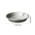 thumbnail image 3 of Cififendec Non Slip Thickened Pet Bowl, 4.72", Stainless Steel Wide Shallow Anti Vomit Feeding Dish for Indoor Kitten Cat Dry Wet Food Water Feeder Bowl, 3 of 5