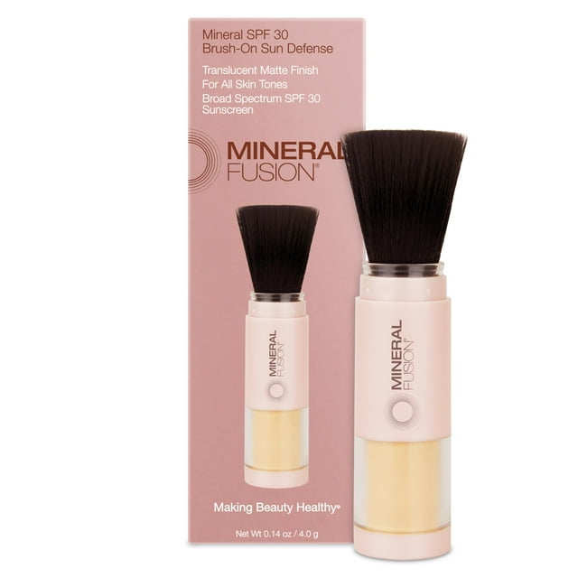 Protector solar Mineral Fusion Brush-On Sun Defense SPF 30, 4 ml