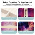 thumbnail image 3 of Galactic Planet Square Travel Jewelry Box Earring Necklace Bracelet Holder Organizer Stand Display Case Decorative Storage Box, 3 of 6