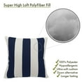 thumbnail image 4 of Navy Blue Vertical Stripe Large Pillow 20x20, 4 of 4
