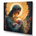 thumbnail image 2 of Designart "Guardian Angel Embracing The Baby V" Religious Woman Canvas Art Print, 2 of 5