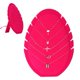 thumbnail image 5 of Soporte para collar de terciopelo, estante organizador de exhibición de cadena colgante de joyería (rojo rosa), 5 of 9