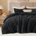 thumbnail image 1 of Juego de edredón BEDELITE Fleece Full Super Suave y Cálido Negro, 1 of 6