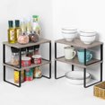 thumbnail image 3 of Organizador de estante para cocina NEX, set de 4 apilable, negro, 3 of 8