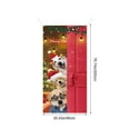 thumbnail image 2 of Djunllk Christmas Door Cover Door Hanging Banner Winter Banner Photo Background Door Decoration New Year Home Party Decoration Supplies, Christmas Decorations, 78.7 x 35.4, 2 of 6