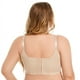 thumbnail image 5 of Sujetador deportivo con escote en V profundo y aro de acero sin costuras, ropa interior brillante, push up de pecho pequeño, ajustable, antiflacidez, 5 of 6