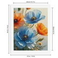 thumbnail image 2 of Paint By Numbers Kit for Adults Beginner - Colorful Poppies Sunlit Bouquet DIY Canvas Painting Kits for Adults, Frameless Paint By Number for Adults for Home Wall Decor 16x20 Inch, 2 of 7