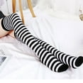 thumbnail image 3 of LYXSSBYX Fuzzy Socks for Women Hot Sale Clearance Women Thigh High Spcks Over Girl Winter Cotton Stripe Warmer Soft Cotton Socks, 3 of 7