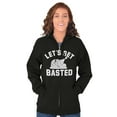 thumbnail image 3 of Let's Get Basted Turkey Day Zip Up Hoodie Men's Women's Brisco Brands X, 3 of 6
