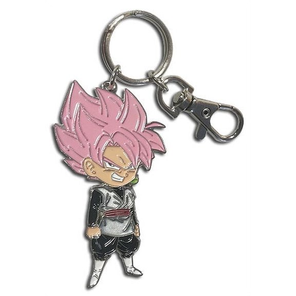 Dragon Ball Super- SD Goku Rose Metal Keychain