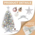 thumbnail image 3 of Árbol de Navidad Sunshine Silver de 90 cm con luces y adornos SUNSHINE DECOR, 3 of 6