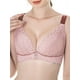 thumbnail image 1 of Sujetador de cierre frontal para mujer, sin aros, fino, acolchado, de talla grande MABOTO Ropa interior de mujer, 1 of 7