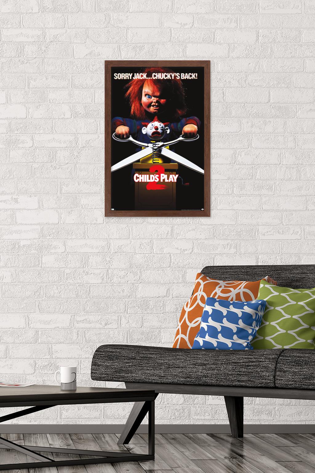 Child's Play 2 - One Sheet Wall Poster, 14.725" x 22.375" Framed