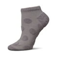 thumbnail image 2 of MeMoi Women's Terry Dot Low Cut Socks - Womens - Female, 9-11, Ash, 2 of 11