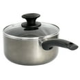 thumbnail image 5 of Oster 2.5 Quart Merrion Nonstick Aluminum Saucepan with Lid in Metallic Grey, 5 of 7