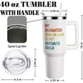 thumbnail image 3 of Gifts for Mother/Father In Law from Son In Law Funny Mother''s/Father''s Day Gifts for Mom Christmas Gift for Dad,40 oz Mom/Dad Tumbler with Handle Brithday Gift, 3 of 6