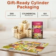 thumbnail image 5 of Paper Collage Pink Sky Puzzle 500 Piece Cylinder Tube Gift Jigsaw Puzzle, 5 of 8