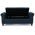 thumbnail image 4 of Footrest Ottomans, HAYES ARMED STORAGE BENCH, Storage Ottomans, Leather Ottomans,, 4 of 5