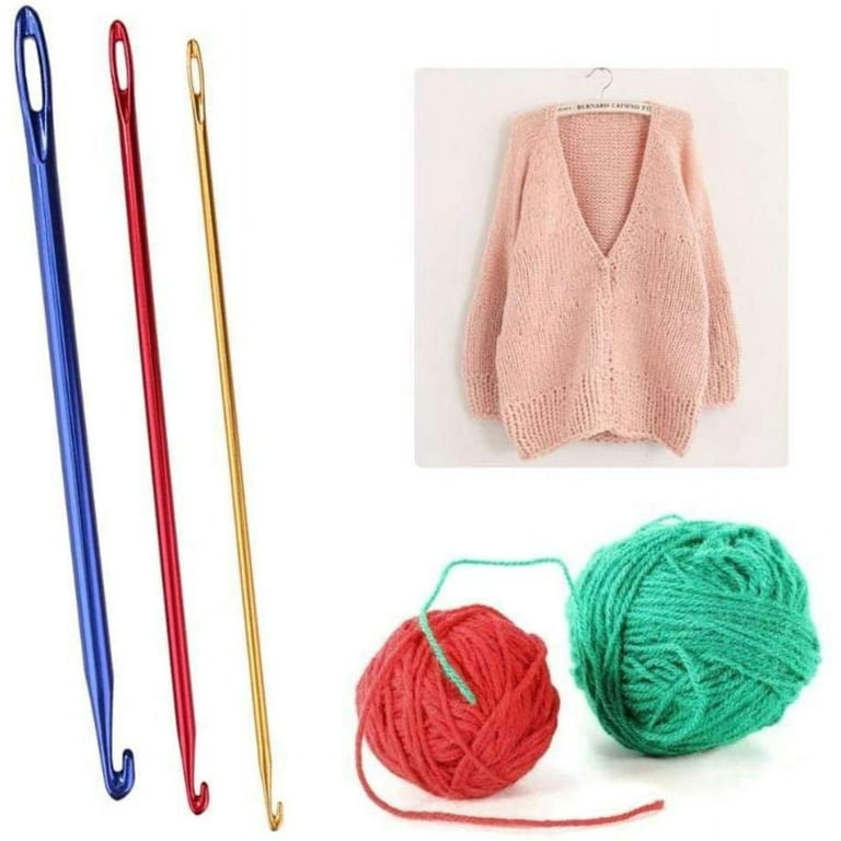 colorful aluminum crochet hooks knitting needle
