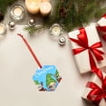 thumbnail image 6 of Cauagu Merry Christmas Gnome Pattern Acrylic Christmas Pendant,1-Pack Christmas Ornaments Xmas Tree Decor Christmas Décor with Ribbon Cute Tree Hanging for Party Favors-Hexagon, 6 of 7