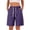 Purple_001, variant on Domuza Bermuda Shorts for Women Casual Lightweight Quick Dry Cargo Shorts Knee Length Drawstring High Waisted Outdoor Hiking Short with Pockets Khaki XL