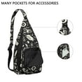 thumbnail image 4 of Star Map Sling Backpack - Celestial Navigation Print Design, Lightweight Anti-Theft Daypack for Alternative Fashion Students, 4 of 4