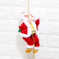 thumbnail image 3 of Adornos eléctricos de Papá Noel que treparán escaleras Muñeco de peluche creativo de Papá Noel, 3 of 5
