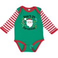 thumbnail image 3 of Inktastic Baby's 1st Christmas Santa with Candy Canes Boys or Girls Long Sleeve Baby Bodysuit, 3 of 5