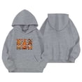 thumbnail image 4 of Tfken Halloween Hoodies For Girls Cartoon Graphic Print Pullover Sweatshirt Fall Winter Long Sleeve Lined Soft Warm Casual Family Gathering Tops Size,1-14 Years Khaki, 4 of 4